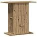 Supporto per acquario artigianale in rovere 36x75x72,5 cm in legno ingegnerizzato - Foto miniatura 1