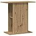 Supporto per acquario artigianale in rovere 36x75x72,5 cm in legno ingegnerizzato - Foto miniatura 6