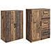 Set di armadi 2 pcs Legno antico Legno ingegnerizzato - Foto miniatura 3