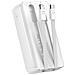 Mini Power Bank Con Cavi Integrati Jr-pbc06 30w 10000mah - Bianco - Foto miniatura 6