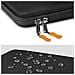 Custodia Per Laptop 13-14 Pollici Nera E Arancione Hardpouch - Foto miniatura 4