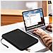 Custodia Per Laptop 13-14 Pollici Nera E Arancione Hardpouch - Foto miniatura 7