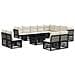 Set Divano da Giardino 13 pz Nero polyrattan - Foto miniatura 1