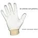 Sottoguanti da lavoro con polsino tessuto cotone colore bianco Tg 10 - Foto miniatura 2
