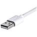 Cavo USB a connettore Lightning da 8 pin angolato da 2m - bianco - Foto miniatura 4