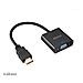 AK-CBHD15-20BK HDMI VGA Nero cavo di interfaccia e adattatore - Foto miniatura 1