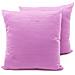 Coppia Cuscini Arredo Imbottiti Tessuto Ottoman In Tinta Unita Colore Glicine 42 60x60 Glicine 42 - Foto miniatura 3