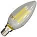 Lampadine Led E14 4w Filamento Smd Candela Frost Luce Fredda 6400k Vt-1936 4476 - Foto miniatura 3