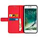 Custodia Portafoglio Stand Case Per Apple Iphone 7 Plus E 8 Plus - Rossa - Foto miniatura 3
