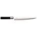 Coltello Trinciante Stretto Cm 23 Linea Wasabi Black Di Kai In Acciaio Inox Con Manico In Plastica - Foto miniatura 1