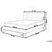 Letto Matrimoniale In Ciniglia Beige 160x200 Cm Talence - Foto miniatura 13