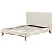 Letto Matrimoniale In Ciniglia Beige 160x200 Cm Talence - Foto miniatura 15
