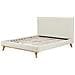 Letto Matrimoniale In Ciniglia Beige 160x200 Cm Talence - Foto miniatura 5