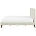 Letto Matrimoniale In Ciniglia Beige 160x200 Cm Talence - Foto miniatura 11