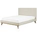 Letto Matrimoniale In Ciniglia Beige 160x200 Cm Talence - Foto miniatura 17