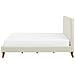 Letto Matrimoniale In Ciniglia Beige 160x200 Cm Talence - Foto miniatura 18