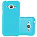 Custodia Compatibile Con Samsung Galaxy J1 2015 In Jelly Celeste - Coperchio Protettivo In Silicone Tpu Flessibile - Foto miniatura 1