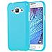 Custodia Compatibile Con Samsung Galaxy J1 2015 In Jelly Celeste - Coperchio Protettivo In Silicone Tpu Flessibile - Foto miniatura 3