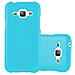 Custodia Compatibile Con Samsung Galaxy J1 2015 In Jelly Celeste - Coperchio Protettivo In Silicone Tpu Flessibile - Foto miniatura 4