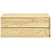 Tavolo da Giardino 75x75x31 cm in Legno di Pino Impregnato - Foto miniatura 5