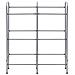 Supporto Con Ripiani Per 6 Casse Argento 96x33x116 Cm Acciaio - Foto miniatura 3