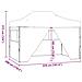 Gazebo Professionale Pieghevole Con 4 Pareti 3x4m Acciaio Crema - Foto miniatura 4