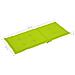 Cuscini Per Sedie Da Giardino 2 Pz Verde Brillante 120x50x4 Cm - Foto miniatura 9