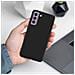 Cover Samsung Galaxy S21 Fe Resistente Silicone Gel Sottile Leggera Nera - Foto miniatura 5