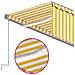 Tenda Automatica con Sensore Vento LED 5x3m Gialla /Bianca - Foto miniatura 2