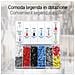 Kit Connettori Elettrici 1200 Pezzi, Puntalini A Crimpare, Capicorda Dimensioni 0,25-10mm², Terminali Elettrici In Pvc, Connettori Per Aggraffare Crimpare L'estremità Dei Cavi - Foto miniatura 2