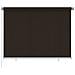 Tenda A Rullo Per Esterni 200x140 Cm Marrone Hdpe - Foto miniatura 1