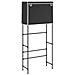 Rastrelliera per Lavatrice 2 Livelli Nera 71x29,5x170,5cm Ferro - Foto miniatura 2