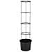 Vaso A Torre Per Pomodori Antracite Ø39x150 Cm Polipropilene - Foto miniatura 4