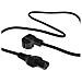 Ak5312 Cavo Di Alimentazione Nero 1 M Cee7/7 Accoppiatore C15 - Foto miniatura 2