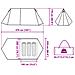 Tenda da Campeggio per 3 Persone Blu Impermeabile - Foto miniatura 3
