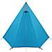 Tenda da Campeggio per 3 Persone Blu Impermeabile - Foto miniatura 5