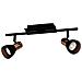 Spot Moderno Barnham In Acciaio Nero 2 Luci Gu10 3w Ip20 - Foto miniatura 2