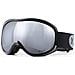 Maschera Steeze Occhiali Da Sci E Snowboard Argento /nero - Foto miniatura 1