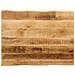 Piano Tavolo Bordi Vivi 80x60x2,5cm Legno Massello Mango Grezzo - Foto miniatura 1
