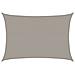 Vela Parasole 160 G /m Rettangolare Grigio Chiaro 3,5x4,5m Hdpe - Foto miniatura 1