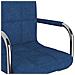 Sedia Da Ufficio Girevole Blu In Tessuto - Foto miniatura 6