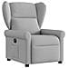 Poltrona Elettrica Reclinabile Grigio Nuvola in Tessuto - Foto miniatura 3
