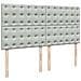 Giroletto a Molle con Materasso Grigio Chiaro 180x200cm Velluto - Foto miniatura 7