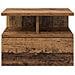 Comodino Sospeso Legno Vecchio 40x31x27 cm Legno ingegnerizzato - Foto miniatura 6