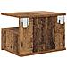 Comodino Sospeso Legno Vecchio 40x31x27 cm Legno ingegnerizzato - Foto miniatura 8