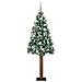 Slim Christmas Tree Luci e Set di Palline Verde 210 cm PVC - Foto miniatura 1