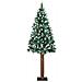 Slim Christmas Tree Luci e Set di Palline Verde 210 cm PVC - Foto miniatura 3