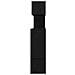 Set mobile TV 10 pcs Rovere nero 60 x 30 x 30 cm - Foto miniatura 9