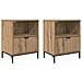 Comodini con cassetto 2 pcs rovere artigianale 49 x 36 x 61 cm - Foto miniatura 1