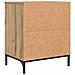 Comodini con cassetto 2 pcs rovere artigianale 49 x 36 x 61 cm - Foto miniatura 7